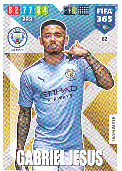 Gabriel Jesus Manchester City 2020 FIFA 365 #62